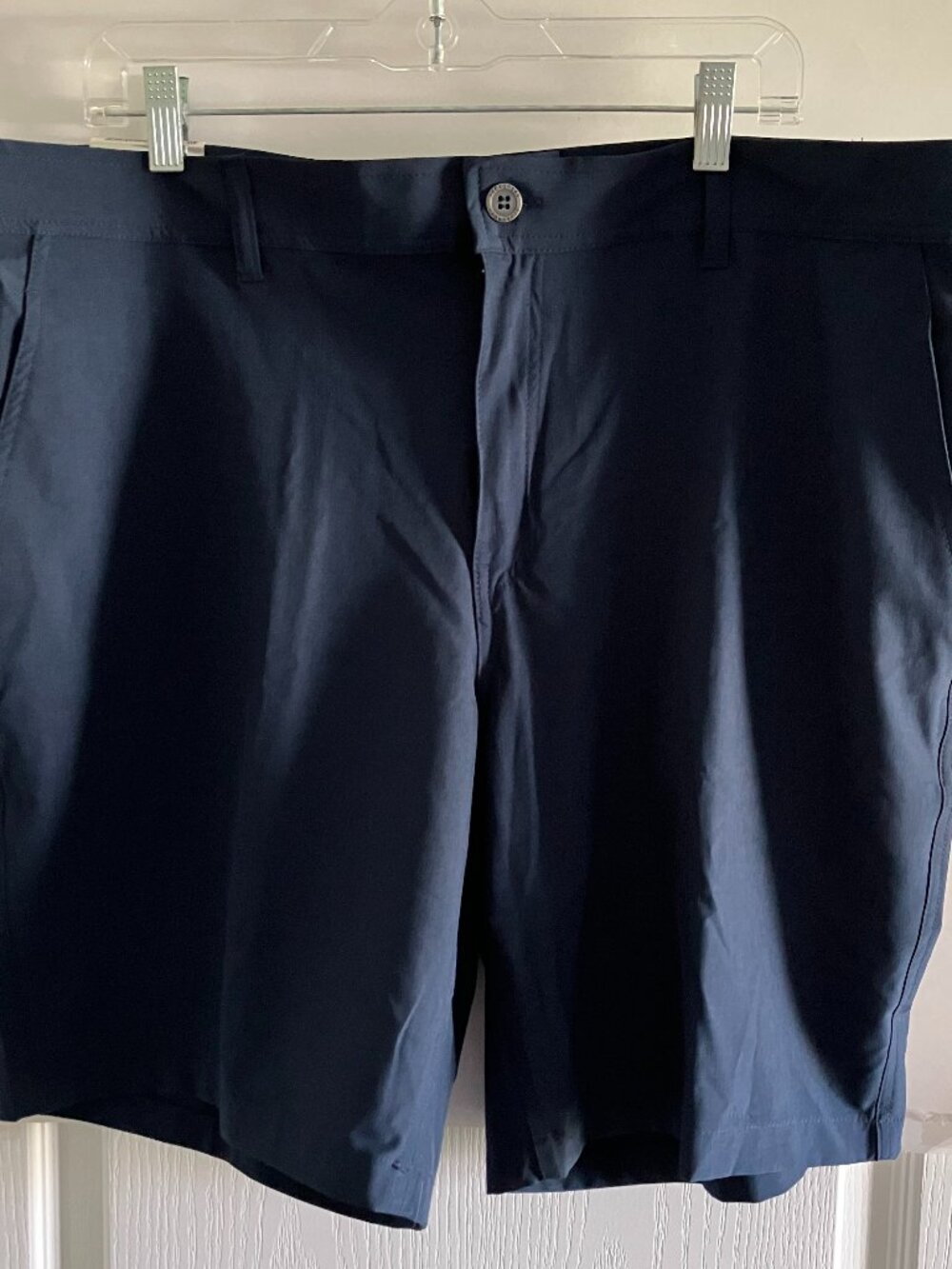 32 Degrees Cool Men's Shorts Navy Melange Waist Size 40 New W/Tags Orig $40